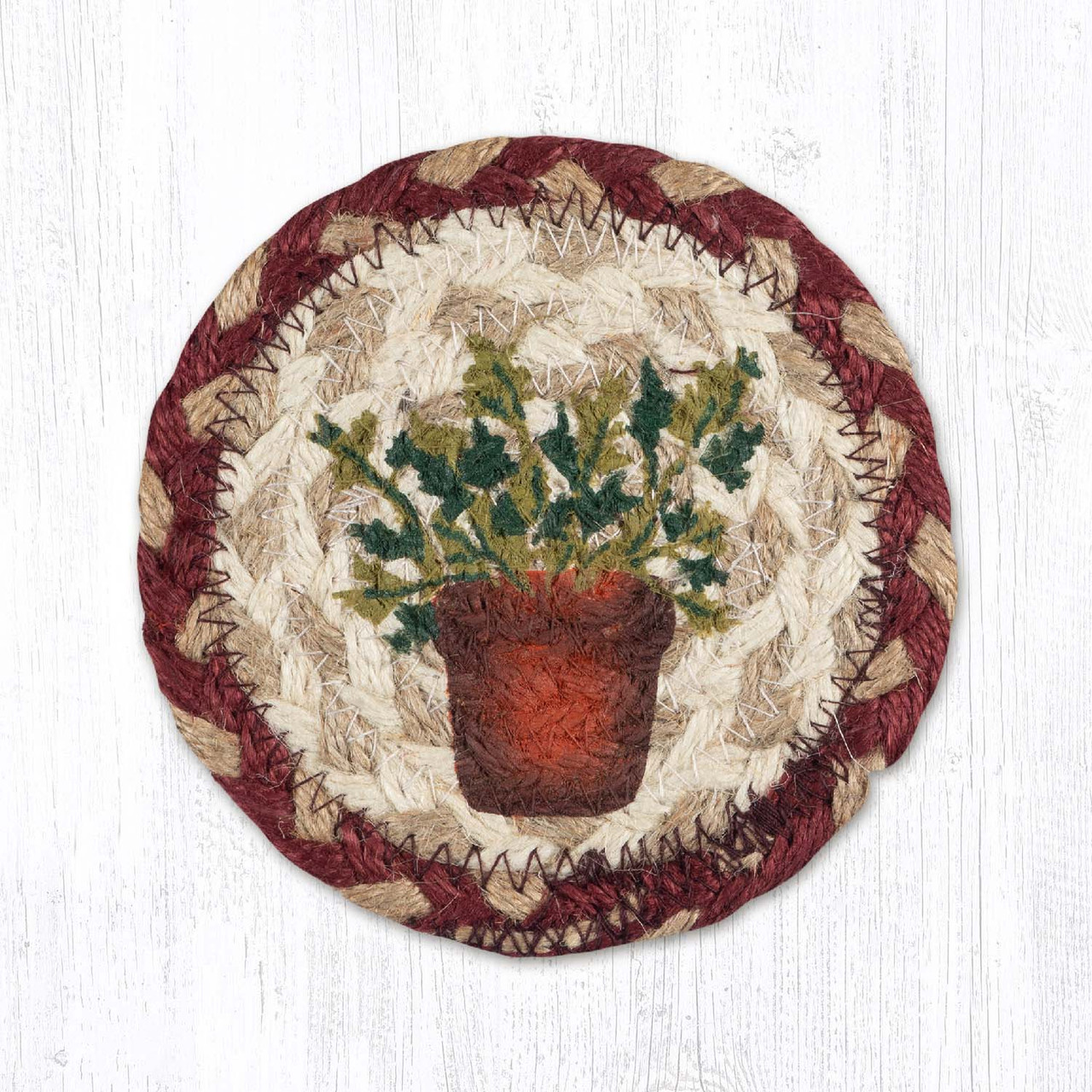 5" Parsley Coaster IC-524