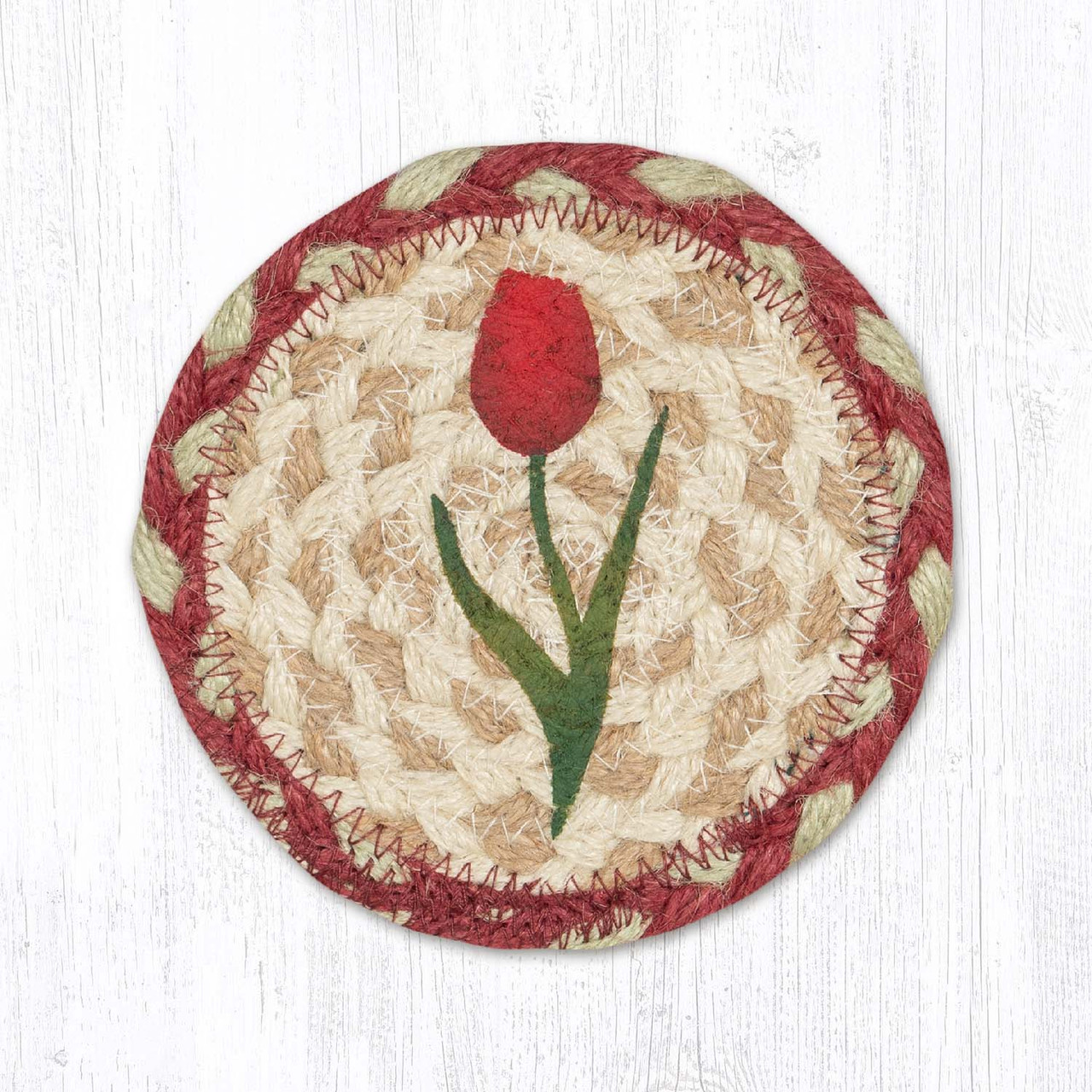 5" Tulips Coaster IC-874