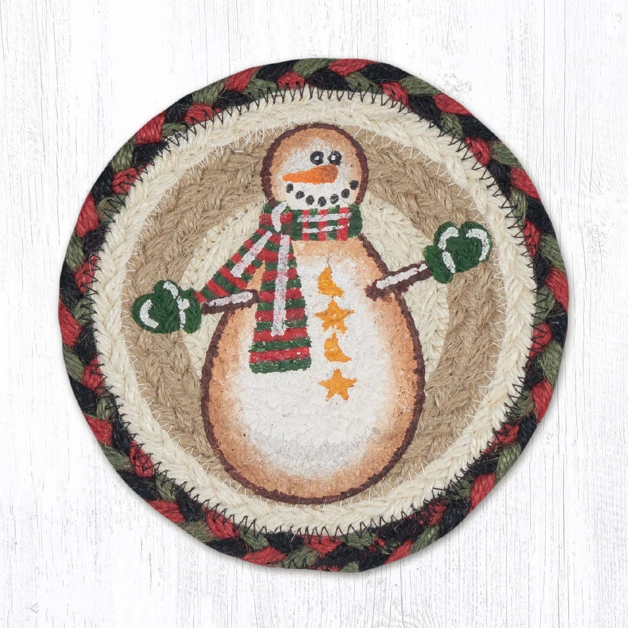 7" Moon & Star Snowman Coaster LC-081