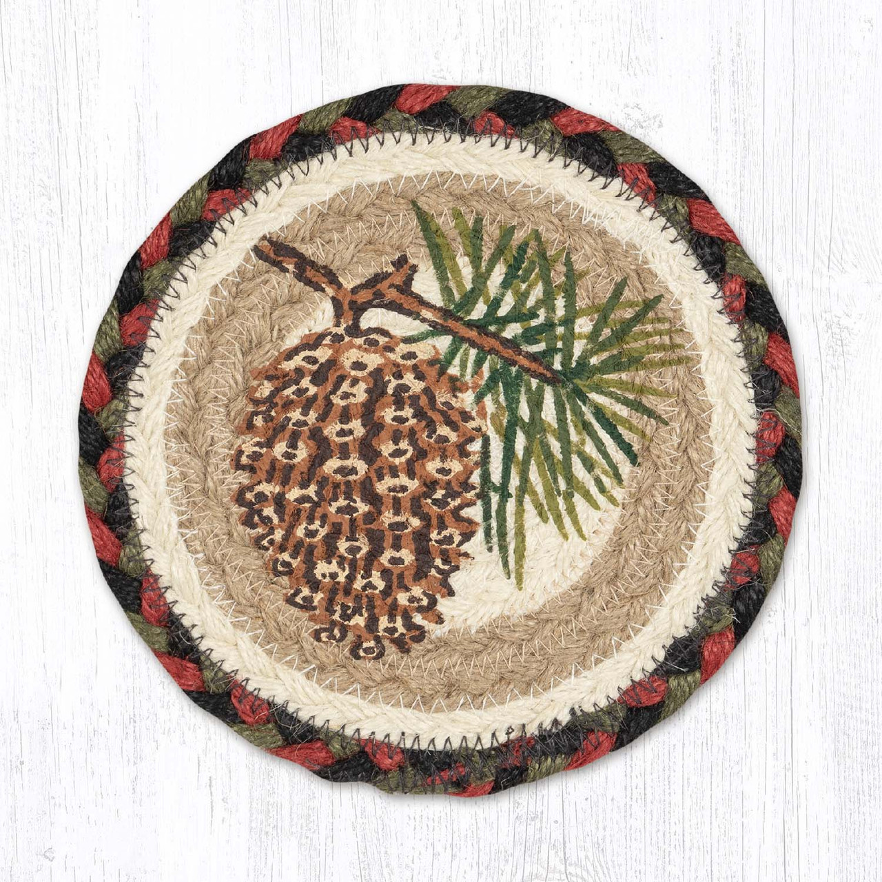 7" Pinecone Coaster LC-081