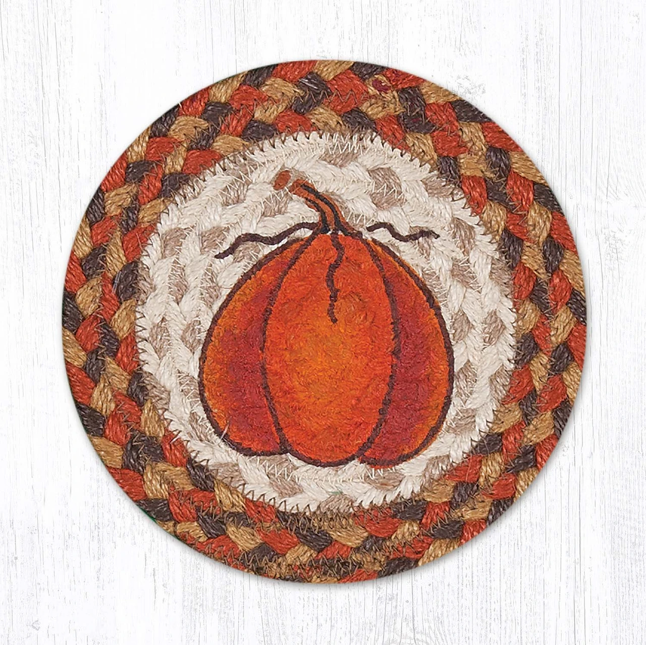 7" Harvest Pumpkin Coaster LC-222
