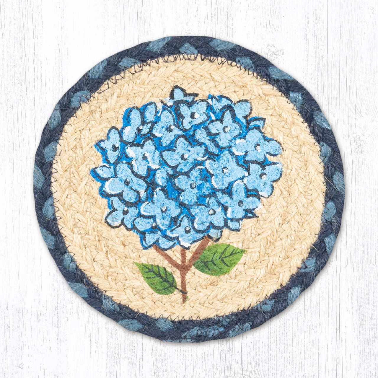7" Blue Hydrangea Coaster LC-362