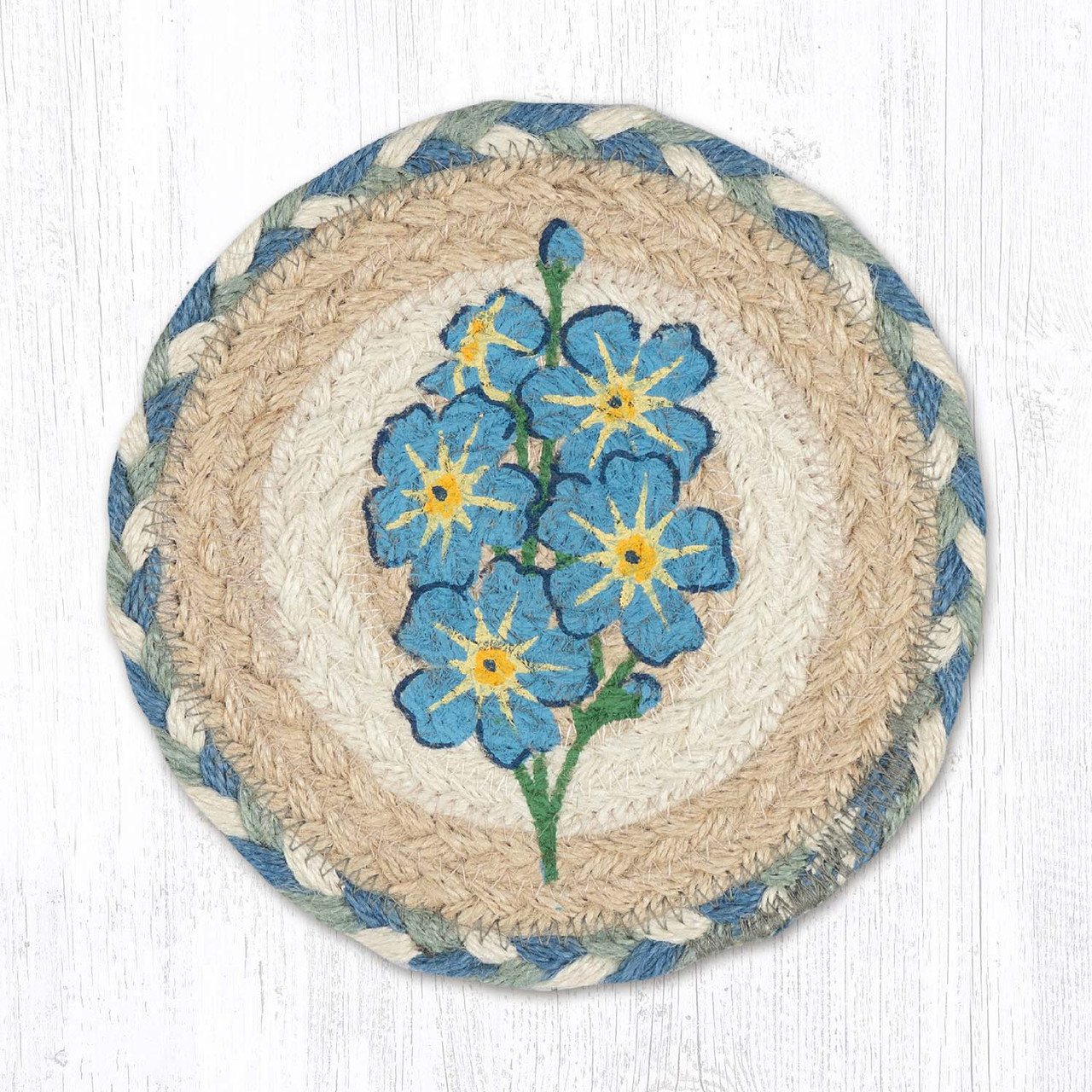 7" Forget Me Not Coaster LC-363