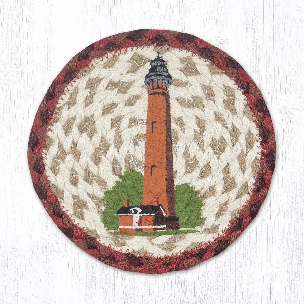 7" Currituck Lighthouse Coaster LC-390