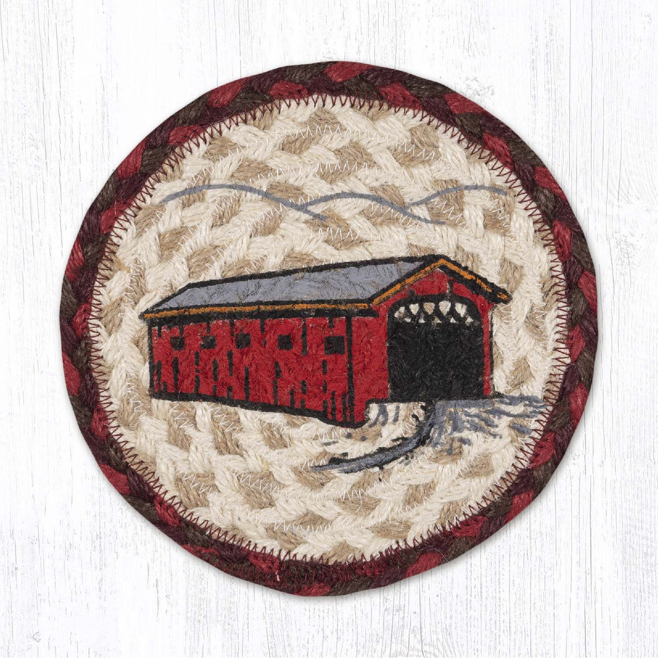 7" Covered Bridge Coaster LC-417