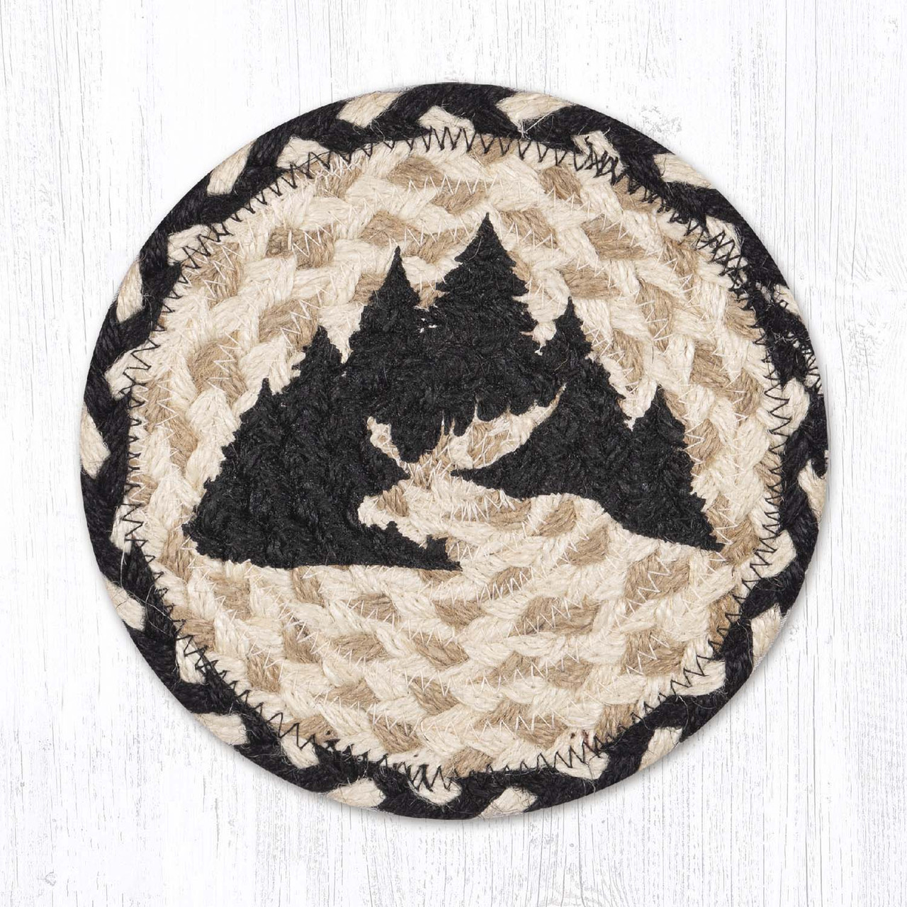 7" Graphic Moose Coaster LC-430