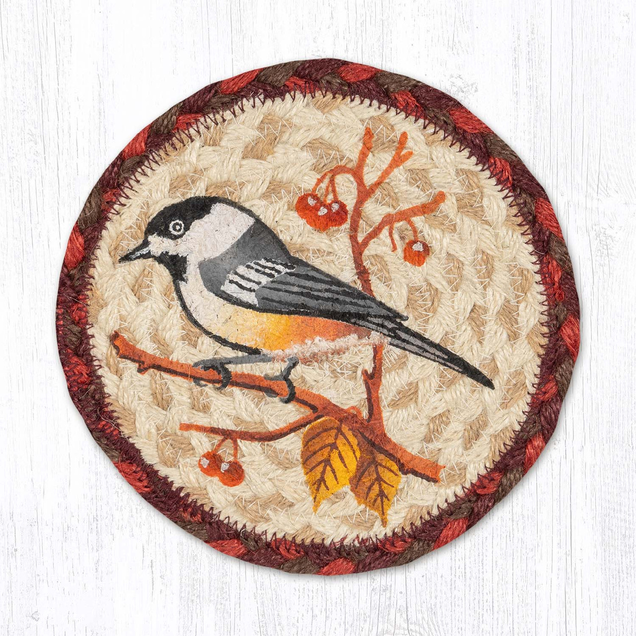 7" Wildlife Chickadee Coaster LC-717