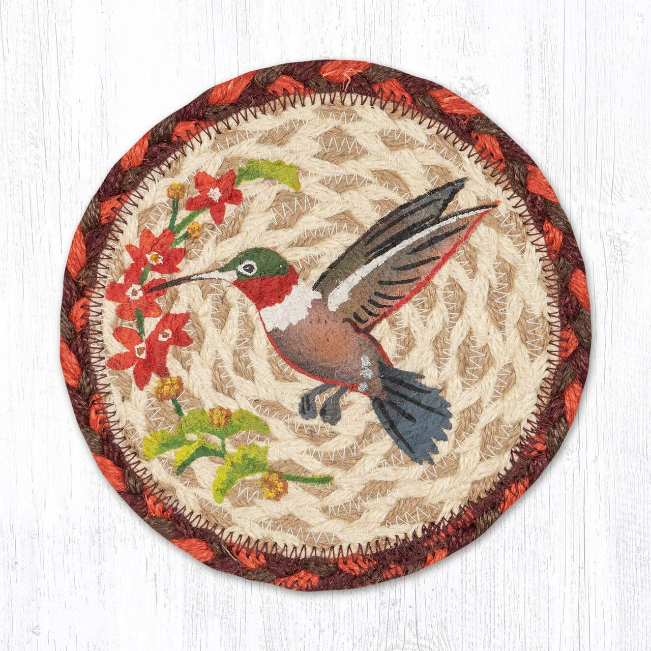 7" Wildlife Hummingbird Coaster LC-717