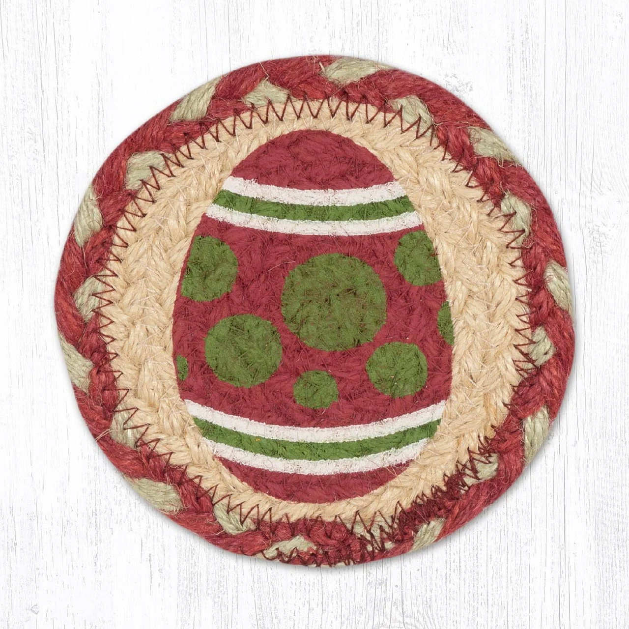 7" Green Egg Coaster LC-874