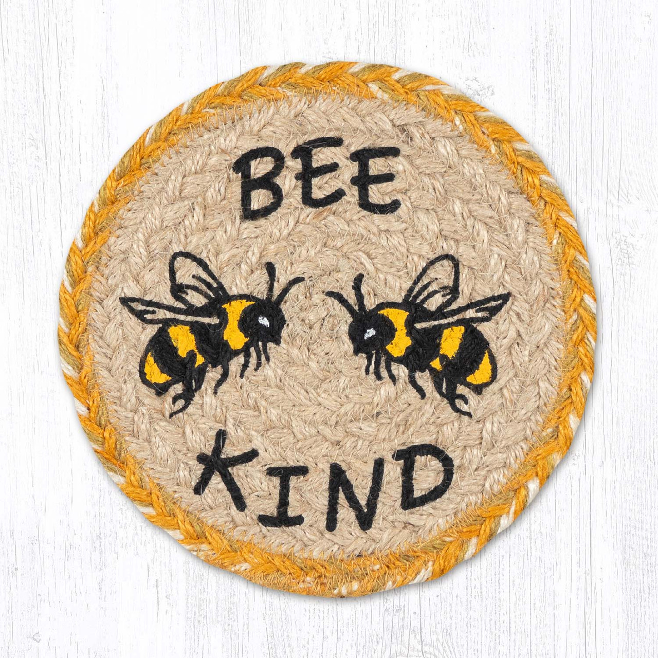 7" Bee Kind Coaster LC-9-101