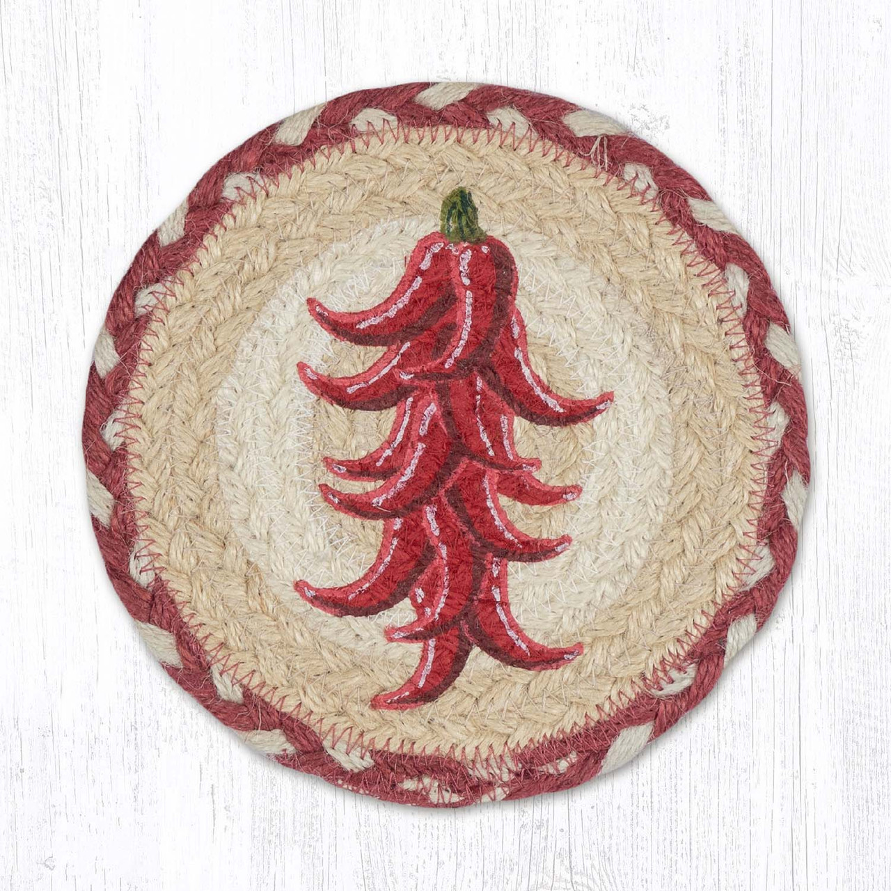 7" Chili Pepper Ristra Coaster LC-916