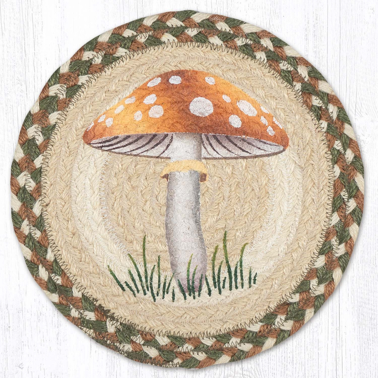 10" Light Mushroom Trivet MSPR-040