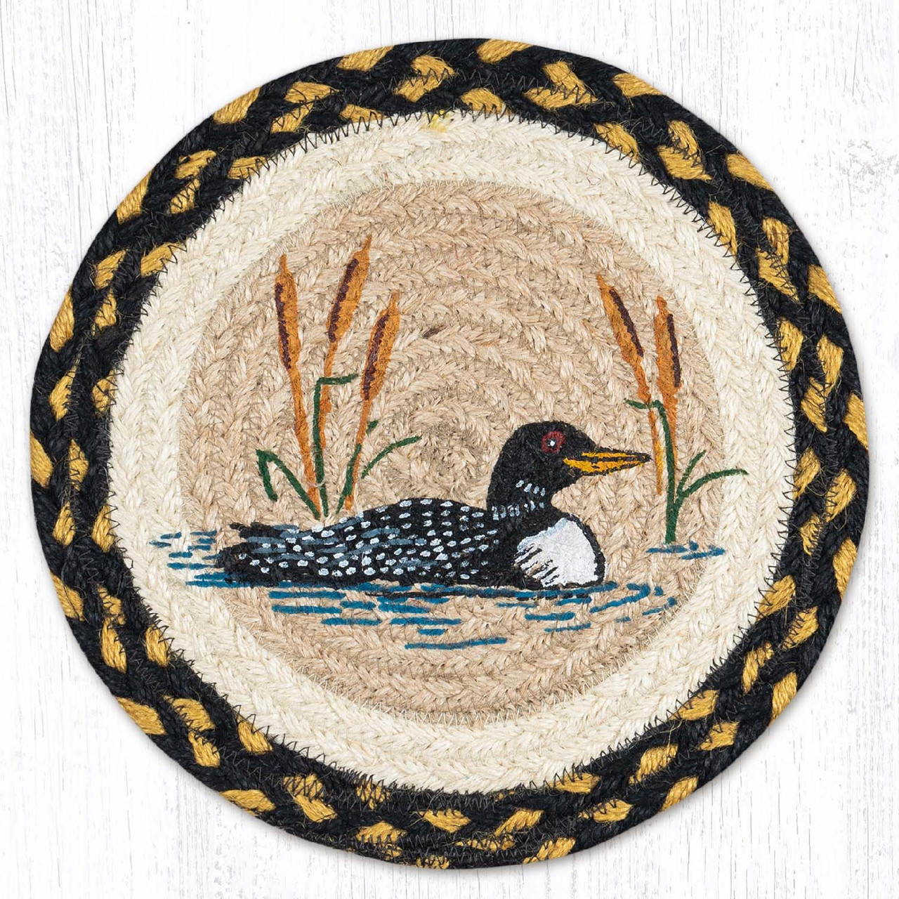 10" Loon Cattail Trivet MSPR-043