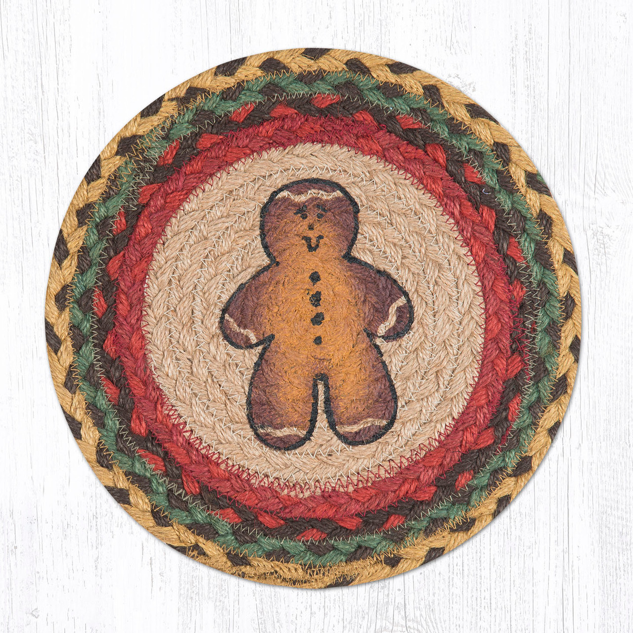 10" Gingerbread Man Trivet MSPR-111
