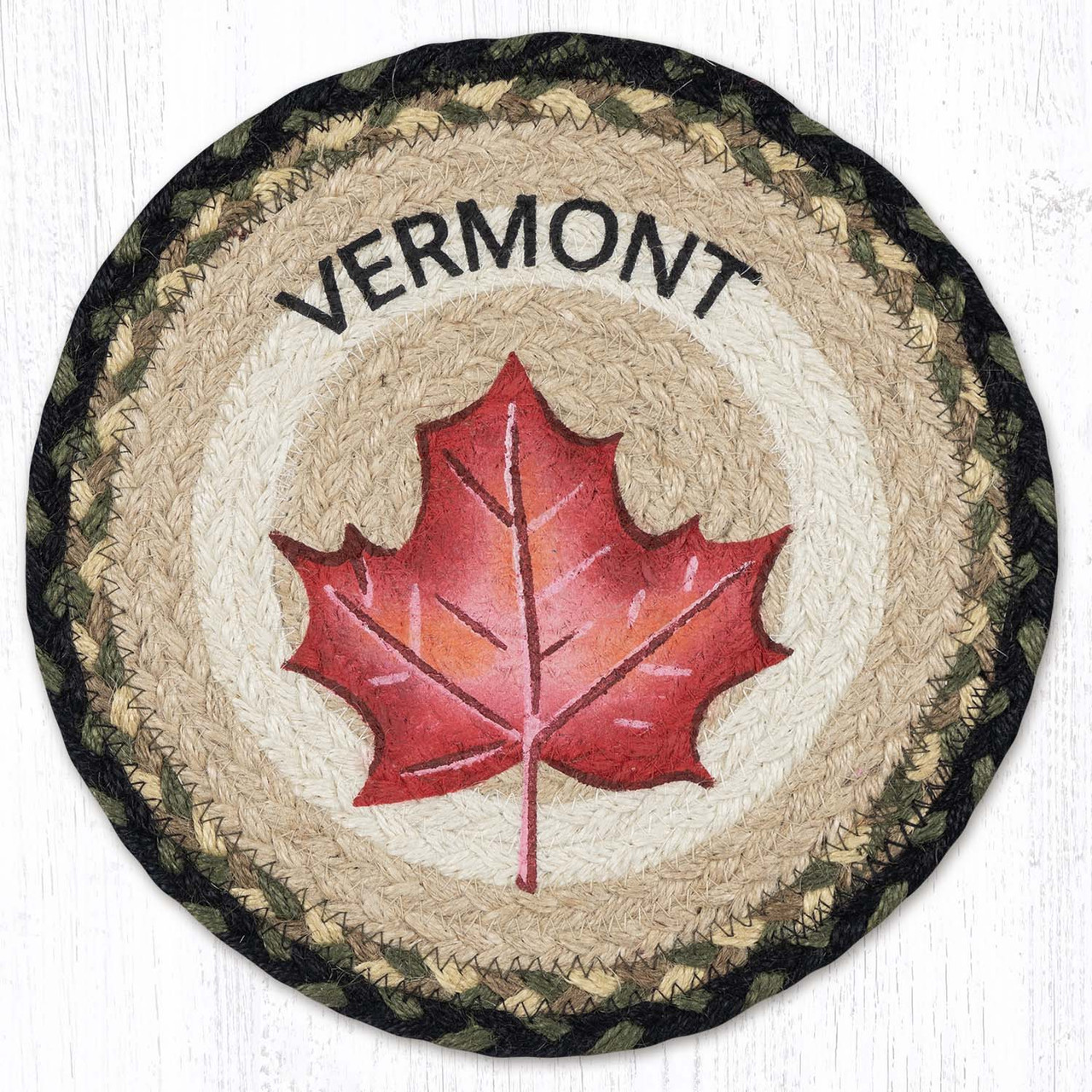 10" Vermont Maple Leaf Trivet MSPR-116