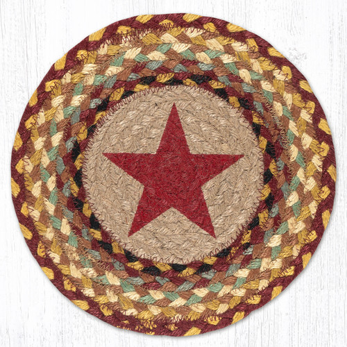 10" Burgundy Star Trivet MSPR-357