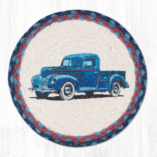 10" Blue Truck Trivet MSPR-362