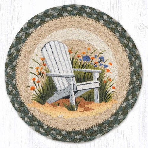 10" Adirondack Chair Wildflowers Trivet MSPR-419