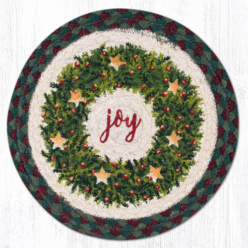 10" Christmas Joy Wreath Trivet MSPR-508