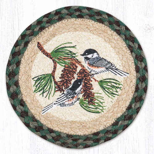 10" Chickadee Pinecone Trivet MSPR-577