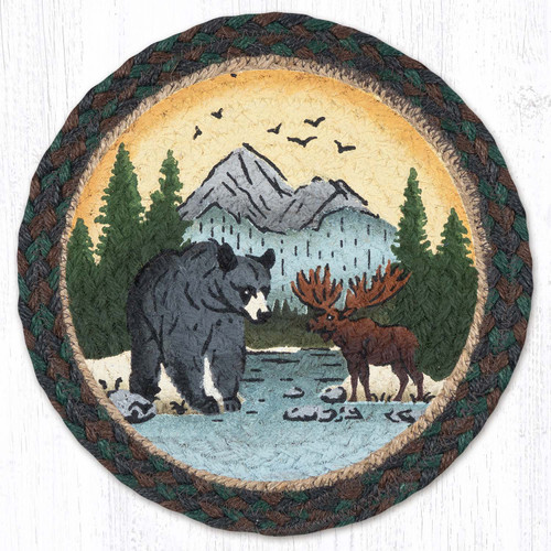 10" Black Bear Moose Trivet MSPR-610