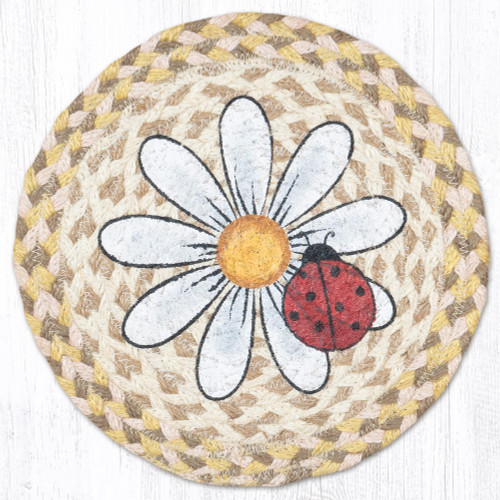 10" Daisy & Ladybug Trivet MSPR-653