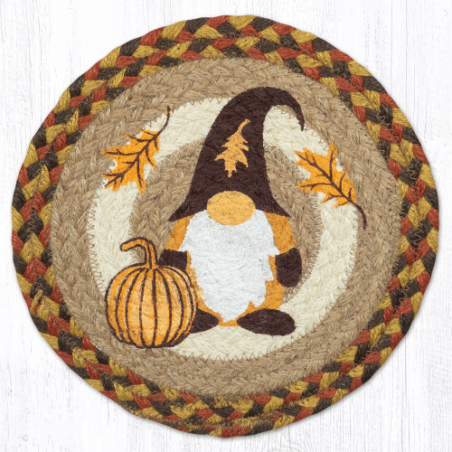 10" Fall Gnome Trivet MSPR-655