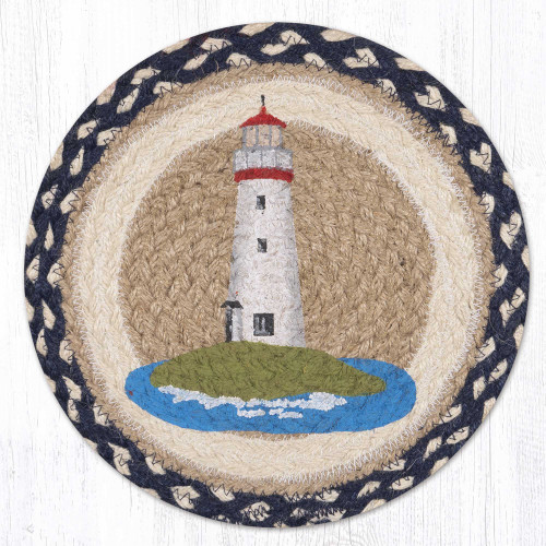 10" White Lighthouse Trivet MSPR-830