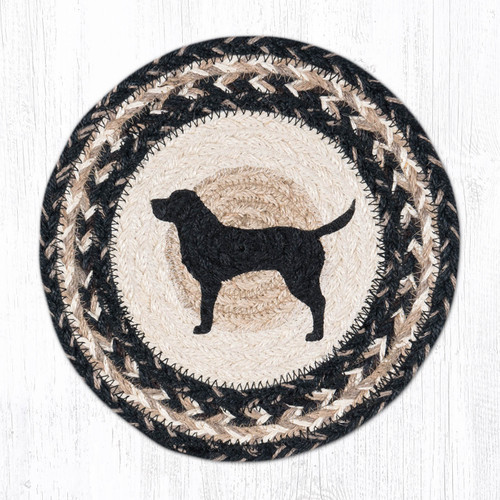10" Black Lab Silh Trivet MSPR-9-093