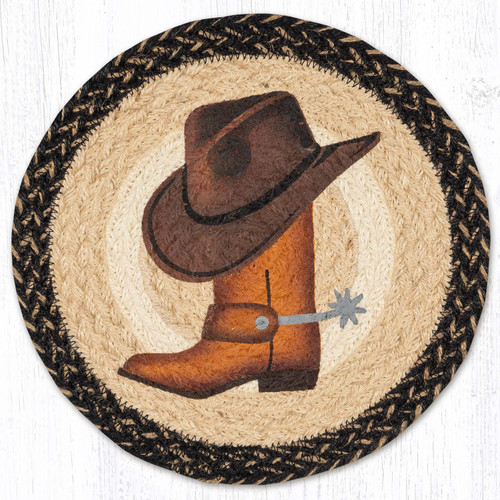 10" Cowboy Hat & Boot Trivet MSPR-9-093