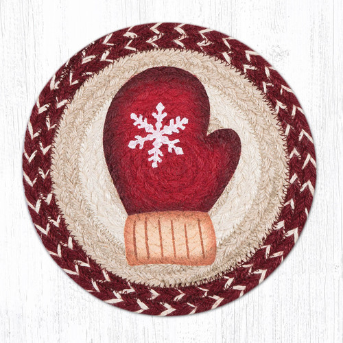10" Red Mitten Trivet MSPR-9-117