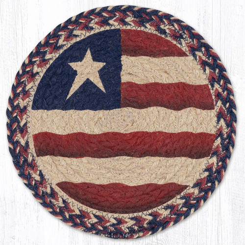 10" Primitive Flag Trivet MSPR-9-926