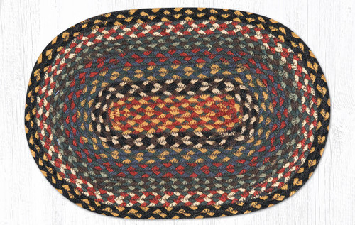 10"x15" Burgundy/Blue/Gray Miniature Swatch MS-043
