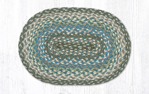 10"x15" Sage/Ivory/Settlers Blue Miniature Swatch MS-419
