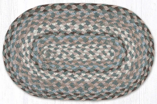 10"x15" Taupe/Ivory/Light Blue Miniature Swatch MS-911