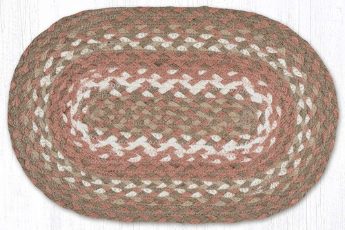 10"x15" Taupe/Ivory/Peach Miniature Swatch MS-914