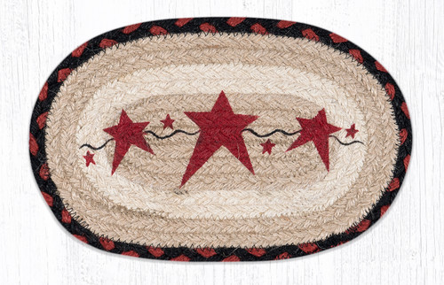 7.5"x11" Primitive Star Burg Swatch" OMSP-019