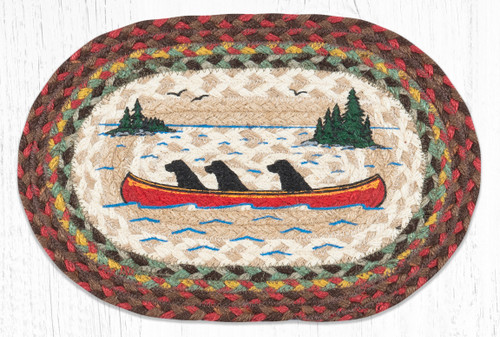 10"x15" Labs In Canoe Miniature Swatch MSP-081