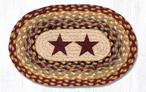 10"x15" Burgundy Stars Miniature Swatch MSP-357