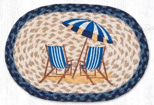 10"x15" Navy Beach Chair Miniature Swatch MSP-362