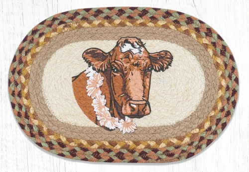 10"x15" Cow Flower Miniature Swatch MSP-413