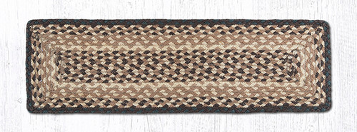 8.25"x27" Chocolate/Natural Stair Tread C-017