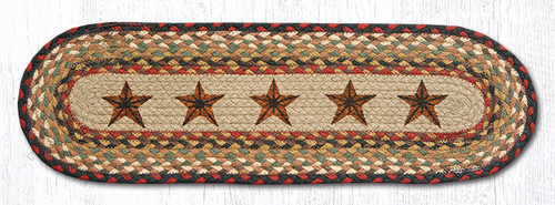 8.25"x27" Barn Stars Stair Tread ST-OP-019