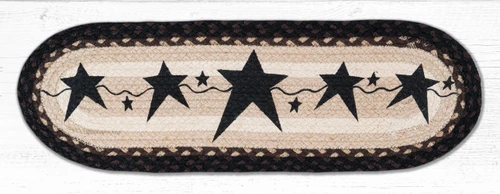 8.25"x27" Prim Star Black Stair Tread ST-OP-313