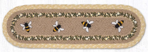 8.25"x27" Bee Happy Stair Tread ST-OP-880