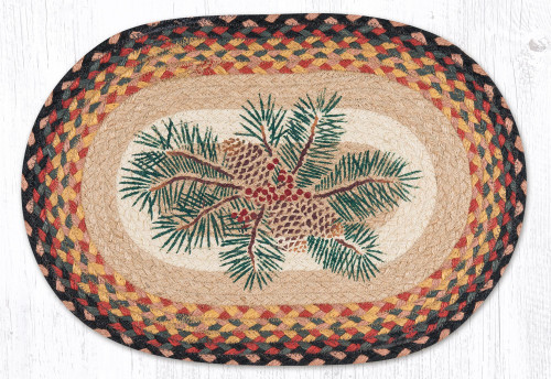 13"x19" Pinecone Red Berry Placemat PM-OP-083