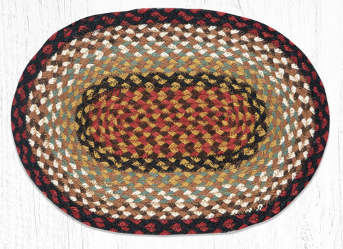 13"x19" Burgundy/Mustard Placemat C-019
