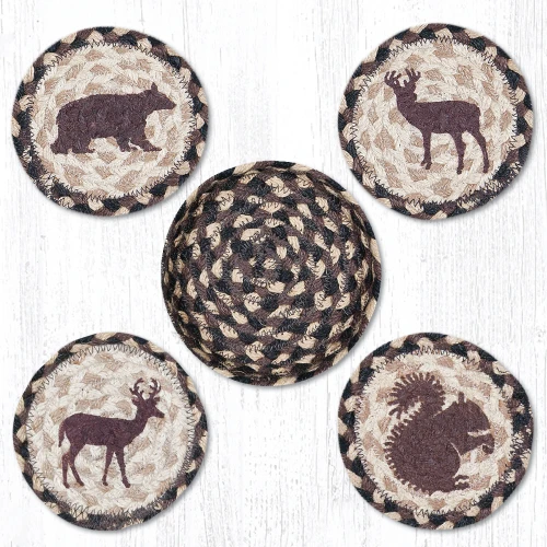 Wildlife Coasters in a Basket Set CNB-518