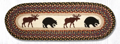 13"x36" - 13"x48" Bear/Moose Table Runner OP-043
