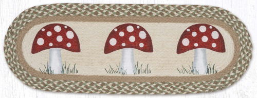 13"x36" Mushroom Table Runner OP-660